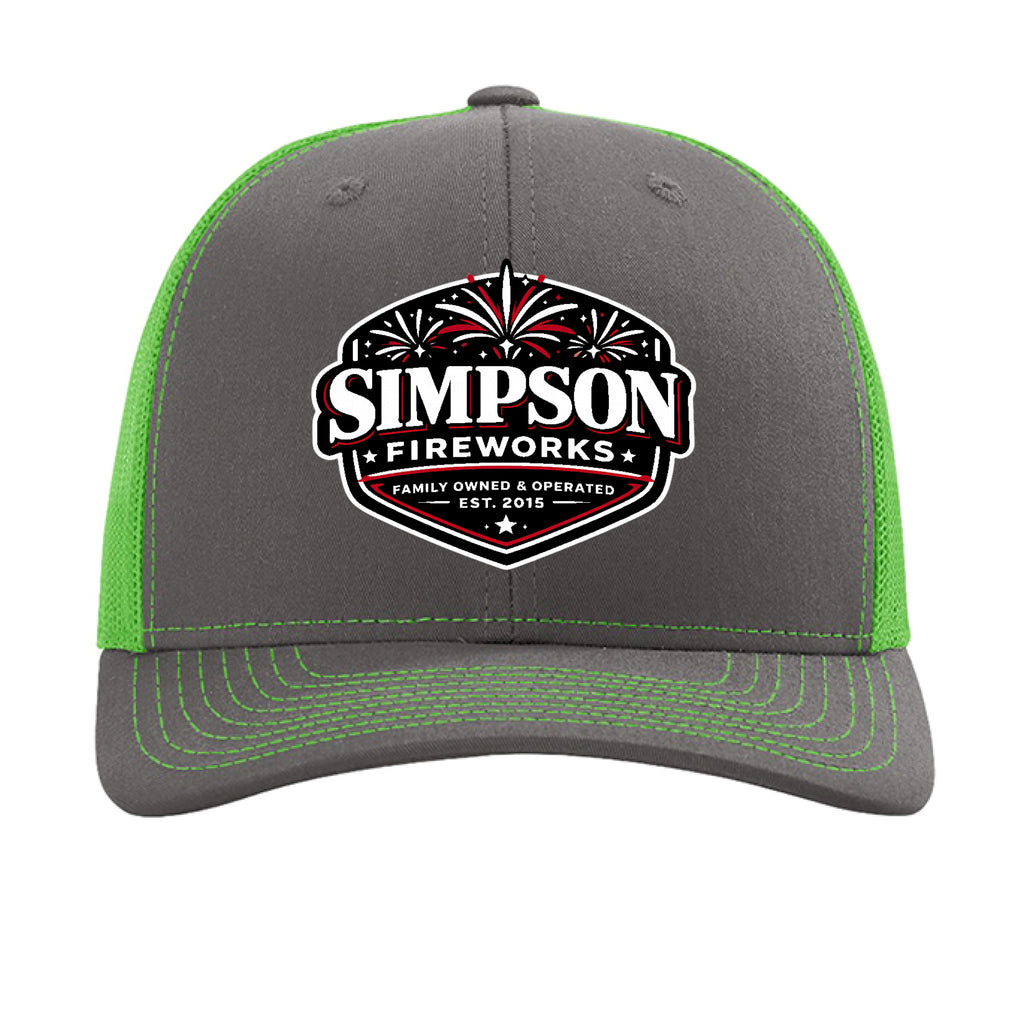 Charcoal/ Neon Green - FRONT