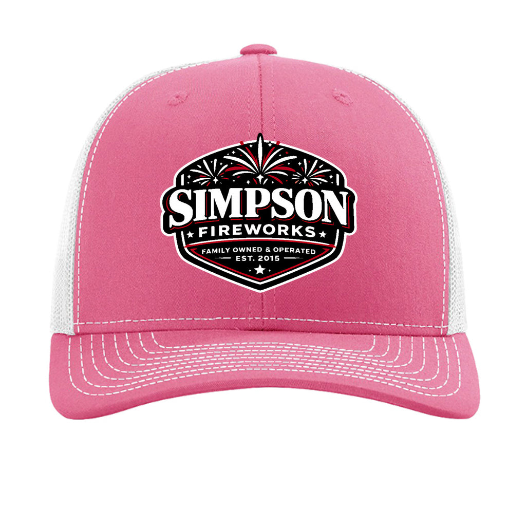 Hot Pink/ White - FRONT